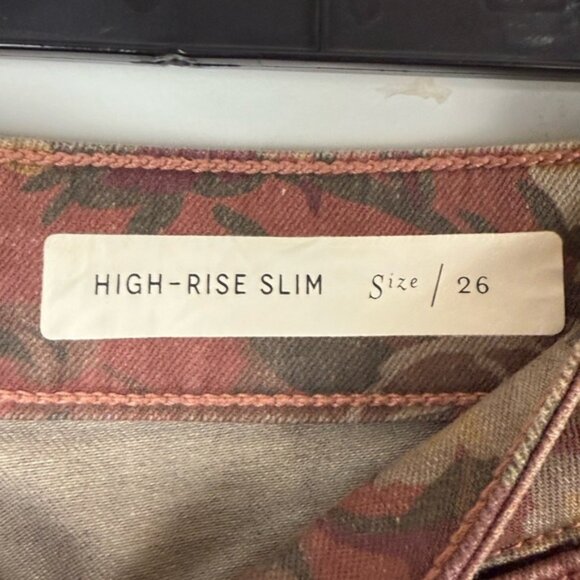 Anthropologie Pilcro Ultra High-Rise Slim Straight Jeans - Picture 7 of 8